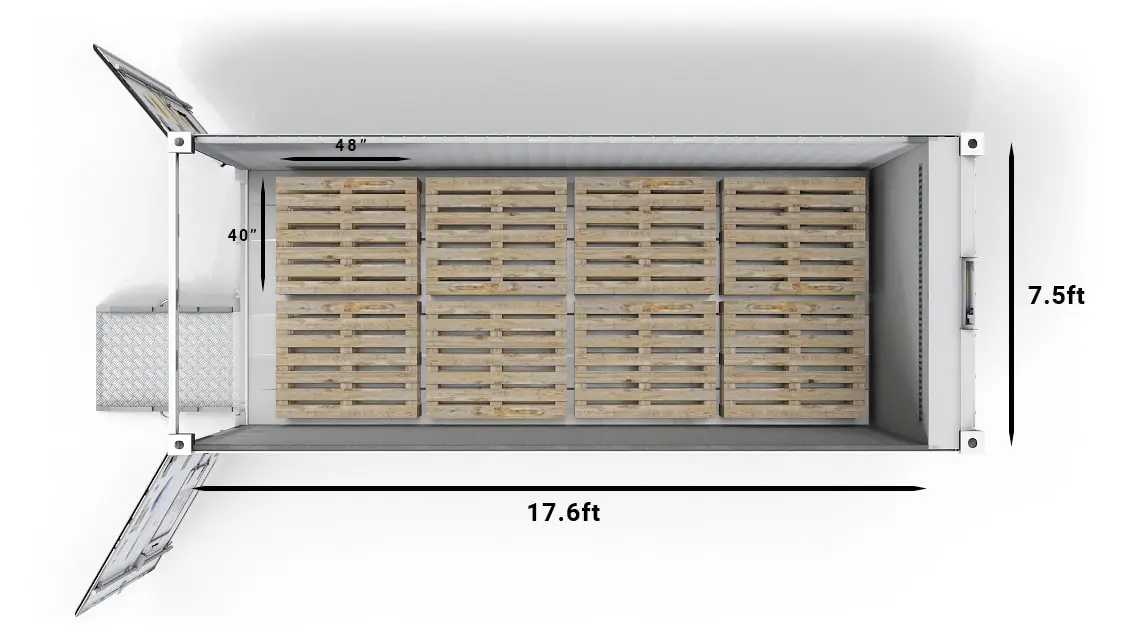 ArcticStore 20ft Pallets US